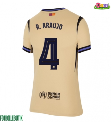 Barcelona Ronald Araujo #4 Bortatröja Kvinnor 2025-26 Kortärmad